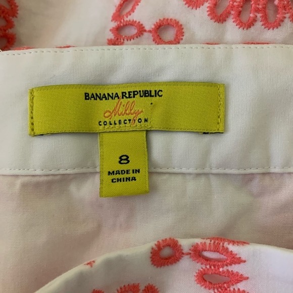 Banana Republic Milly Collection Skirt Sz 8 - Picture 5 of 7